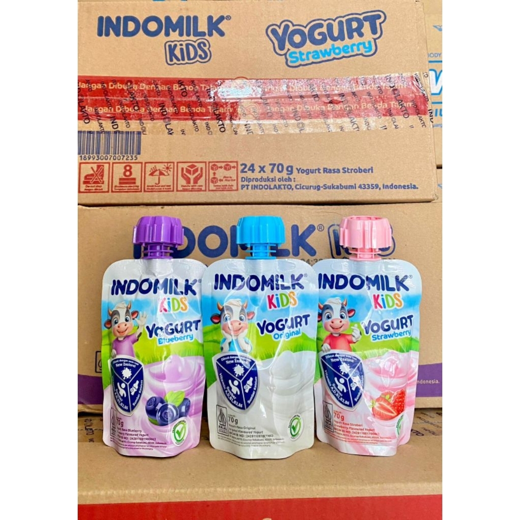 

INDOMILK YOGHURT 70gr DAPET 2 PCS