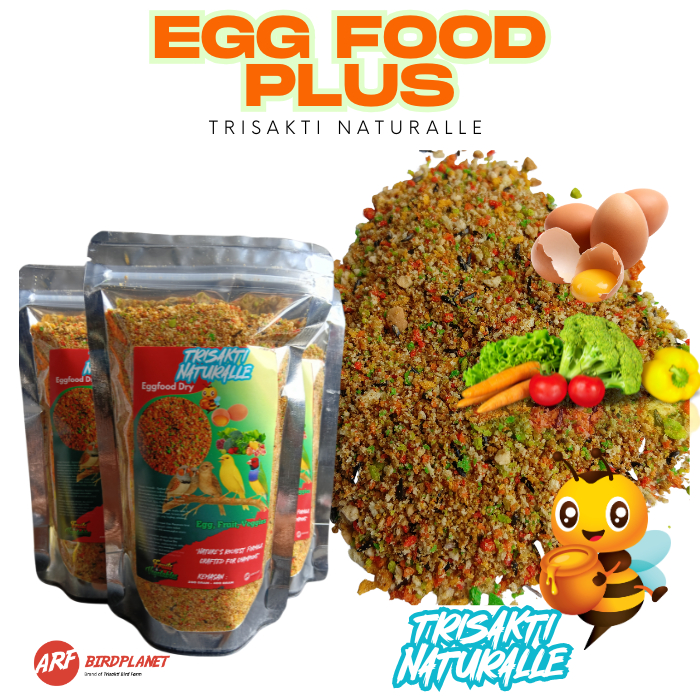 Extra Fooding Pakan Tambahan Untuk Burung Kenari, Blackthroat dan Finch Eggfood Dry Plus