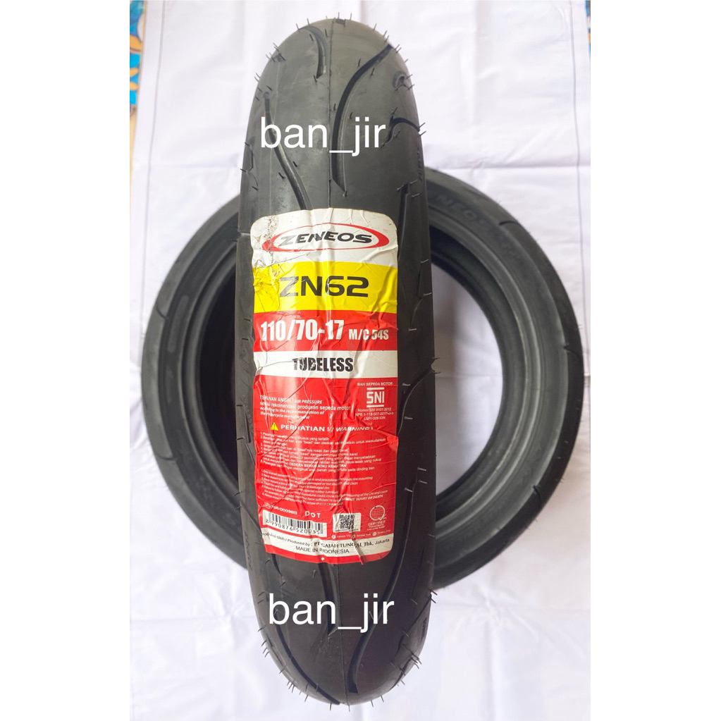 Ban Zeneos ZN62 110/70 Ring 17, Tubeless