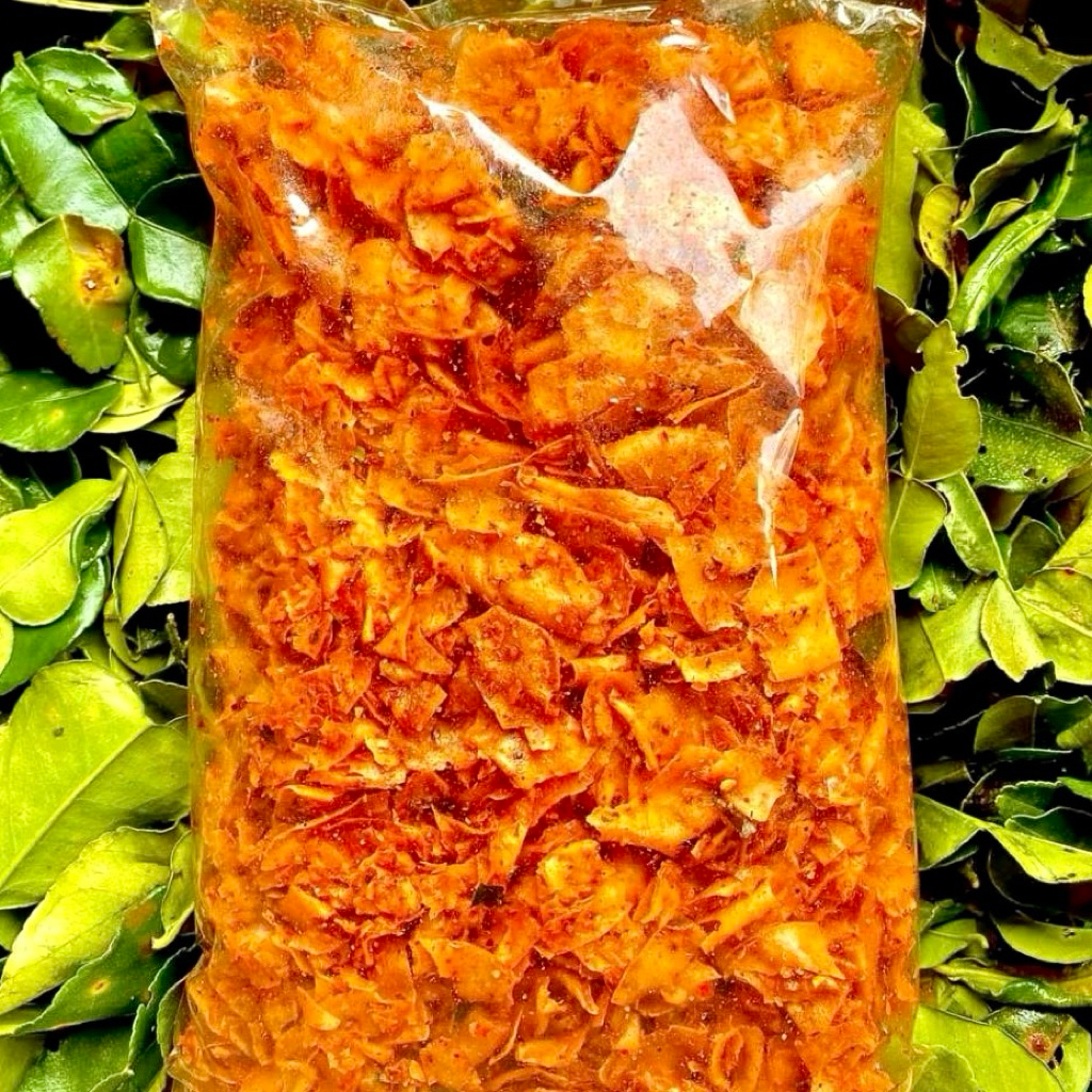 

Termurah Manggleng Keripik Singkong Pedas Balado Daun Jeruk 250gr Viral