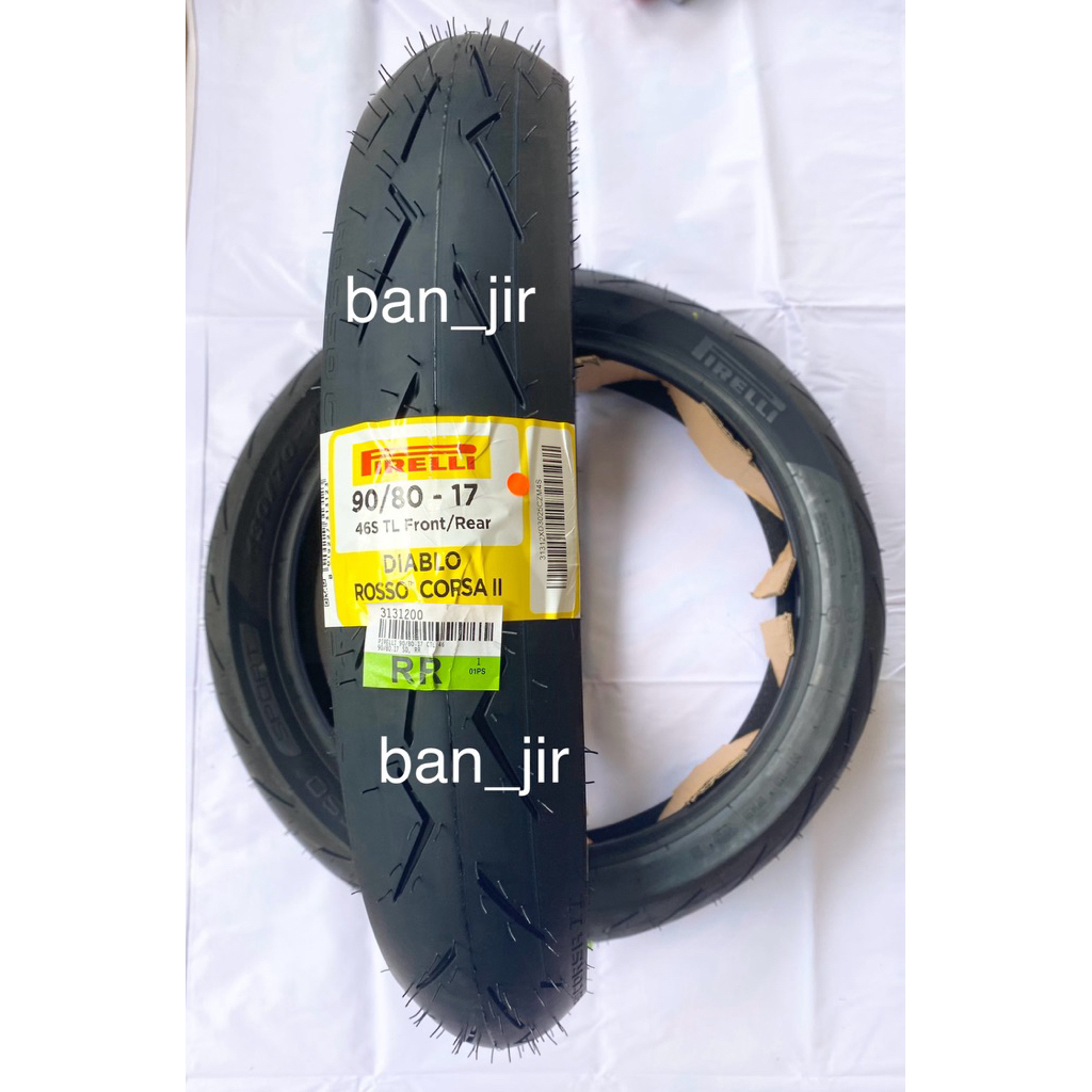 Ban Pirelli Diablo Rosso Corsa II 90/80 Ring 17 Soft Compound Tubeless