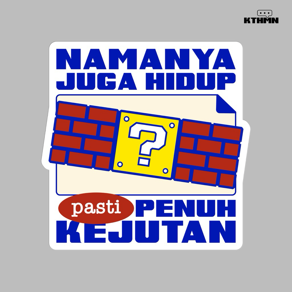 

Hidup Penuh Kejutan - Sticker | SS - 246