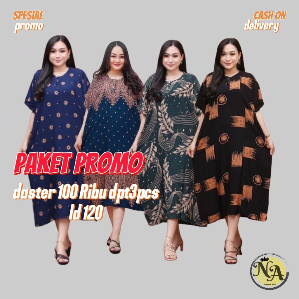 DASTER 100ribu dapat 3 pcs// Daster jumbo LD 120// daster bumil kekinian // daster busui// daster ke