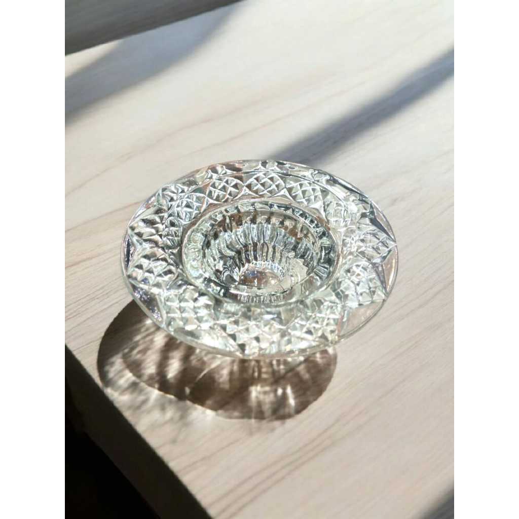Tempat Lilin Model Piring/ Tempat Lilin Kaca/ Tempat Lilin/ Wadah Lilin