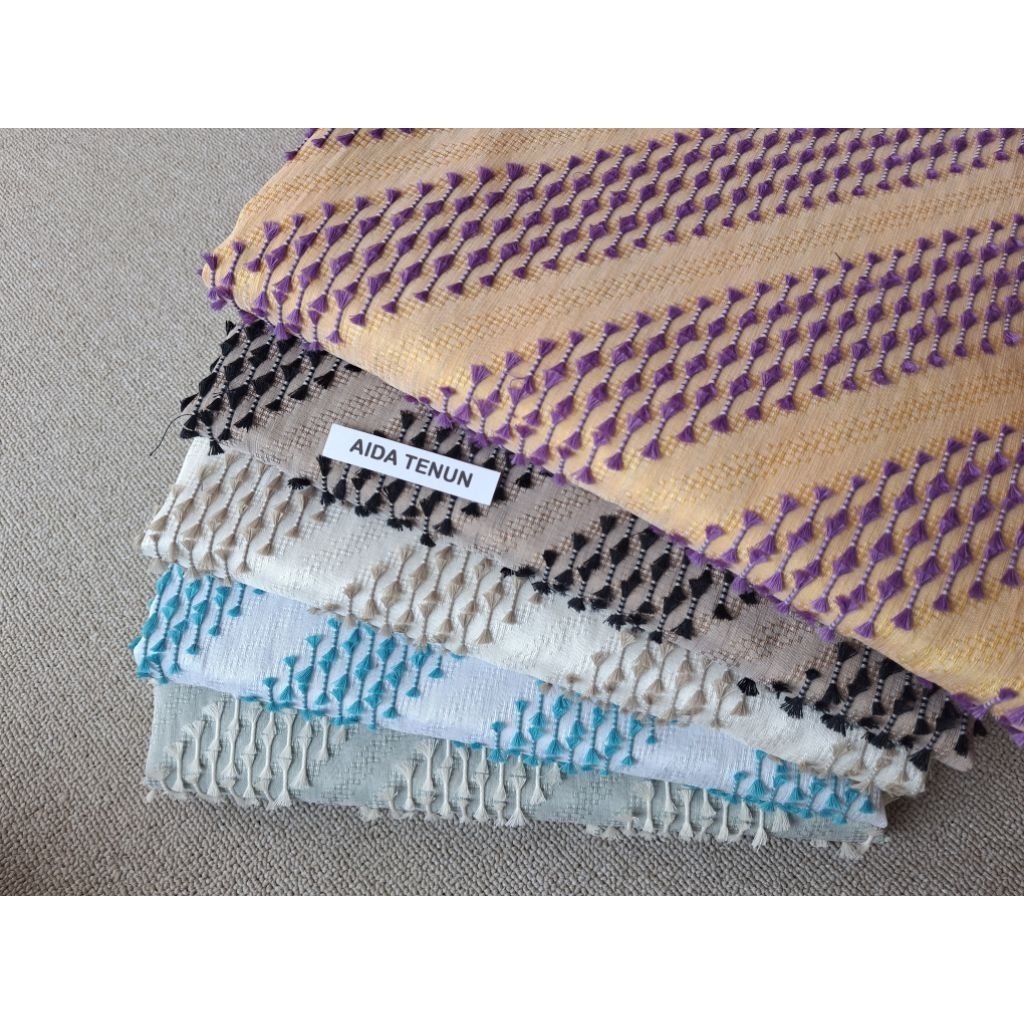 KAIN TENUN BULU JEPARA PREMIUM TENUN ATBM TENUN SONGKET BULU Code 008