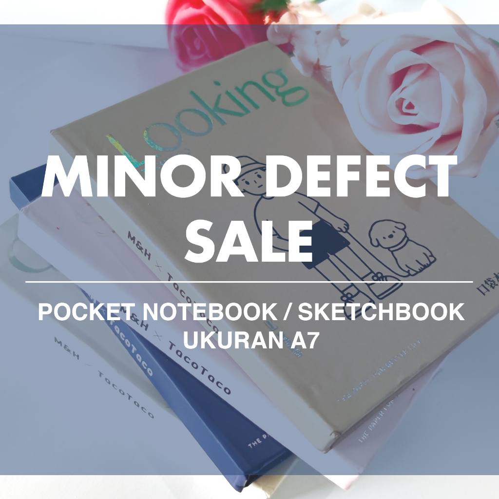 

MINOR DEFECT SALE | POCKET NOTEBOOK SKETCHBOOK A7 | BUKU MINI MEMO UNIK LUCU AESTHETIC MINIMALIST