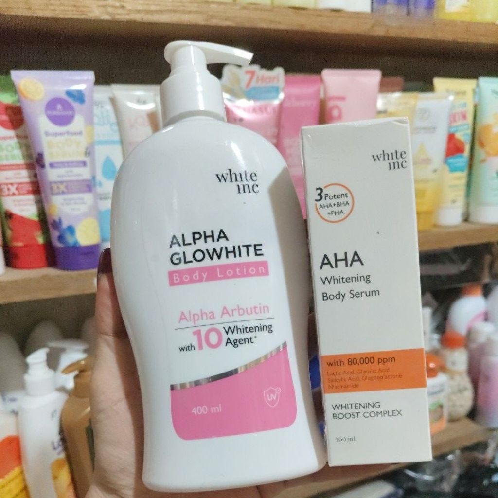 HB alpha glowhite dan serum aha unc