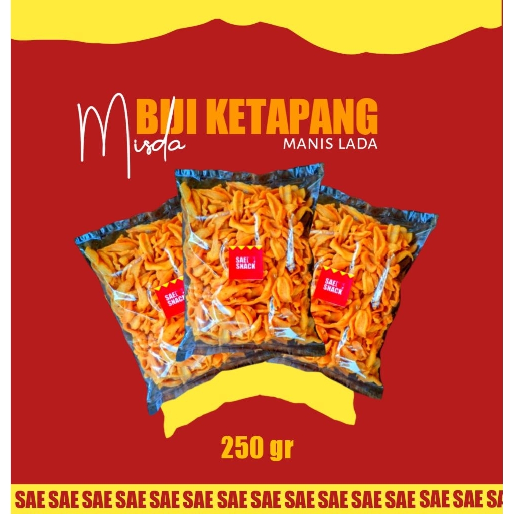 

KUE BIJI KETEPANG/Kue bawang gunting (MANIS LADA) 250 gram