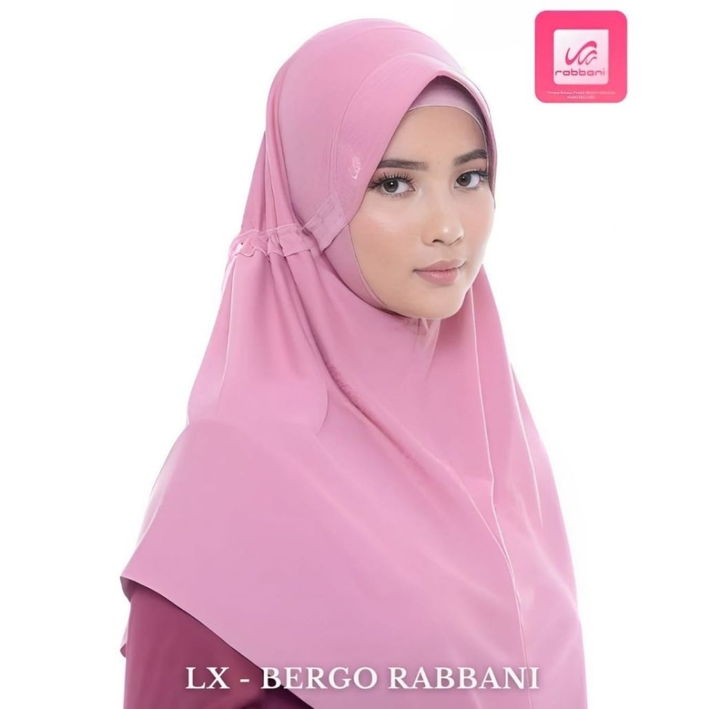 RABBANI Asli Kerudung Hijab Jilbab Sekolah Instan INNOVA LX Ukuran S