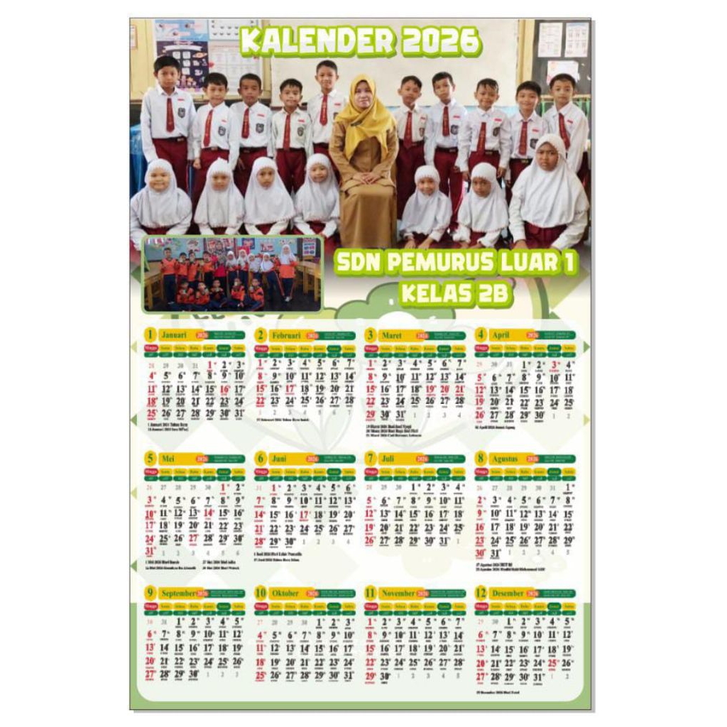 

Kalender Costum Tahun 2026