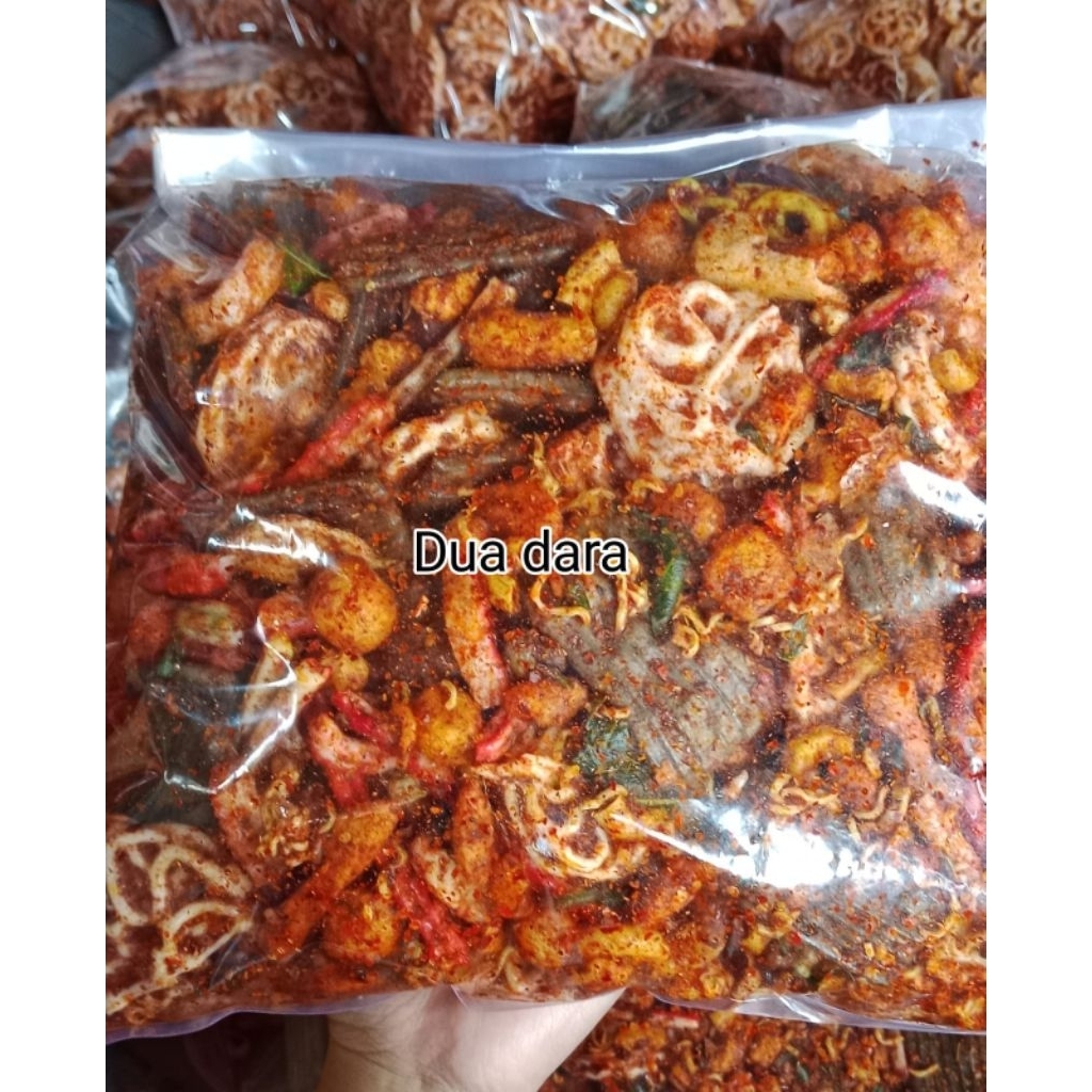 

Seblak Campur Sagala Aya pedas ORI daun jeruk kemasan 1kg