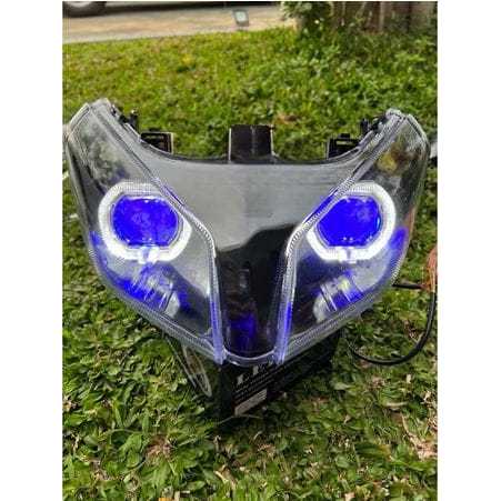 Reflektor Headlamp BILED VARIO TECHNO 110 KARBU – Lampu Depan Motor LED Projector Super Terang Fokus