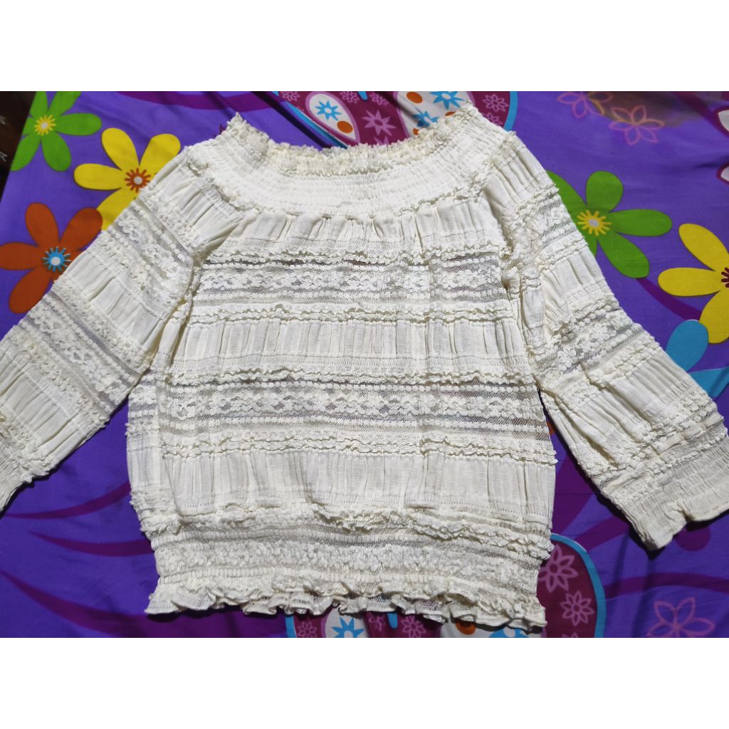 Blouse crinkle brand Yuan yuan