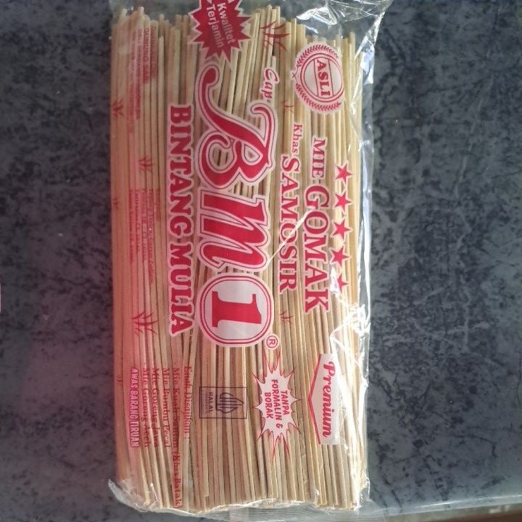 

Mie Lidi 100% Halal Merk BM 1 BINTANG MULIA