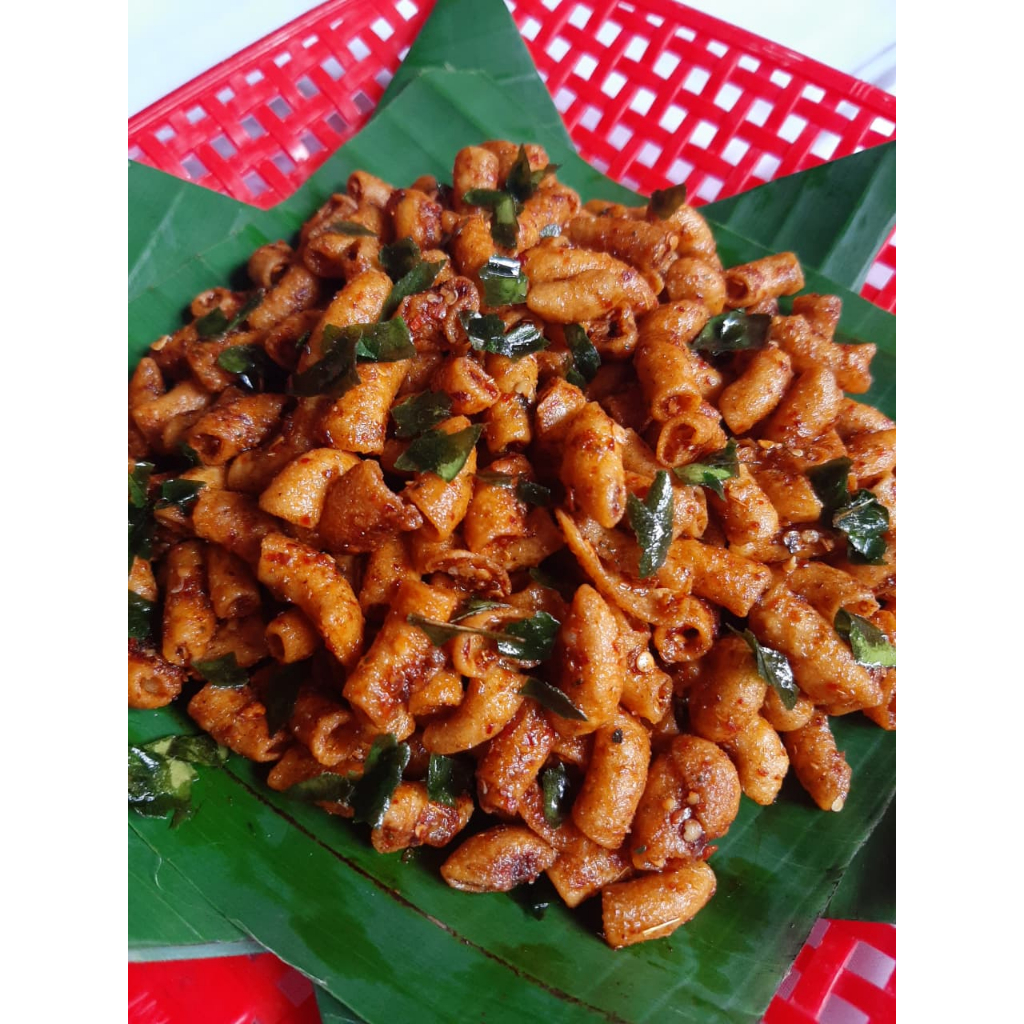 

Makaroni pedas gurih daun jeruk 500gr
