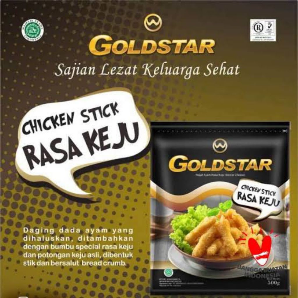 

Goldstar Stick Keju 500gr