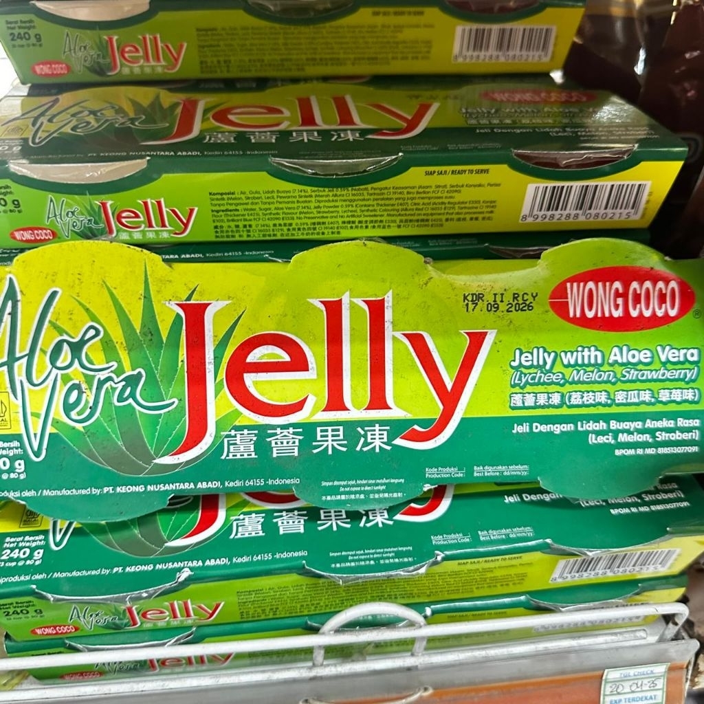 

Wong Coco Jelly dengan Aloe Vera 3x80gram