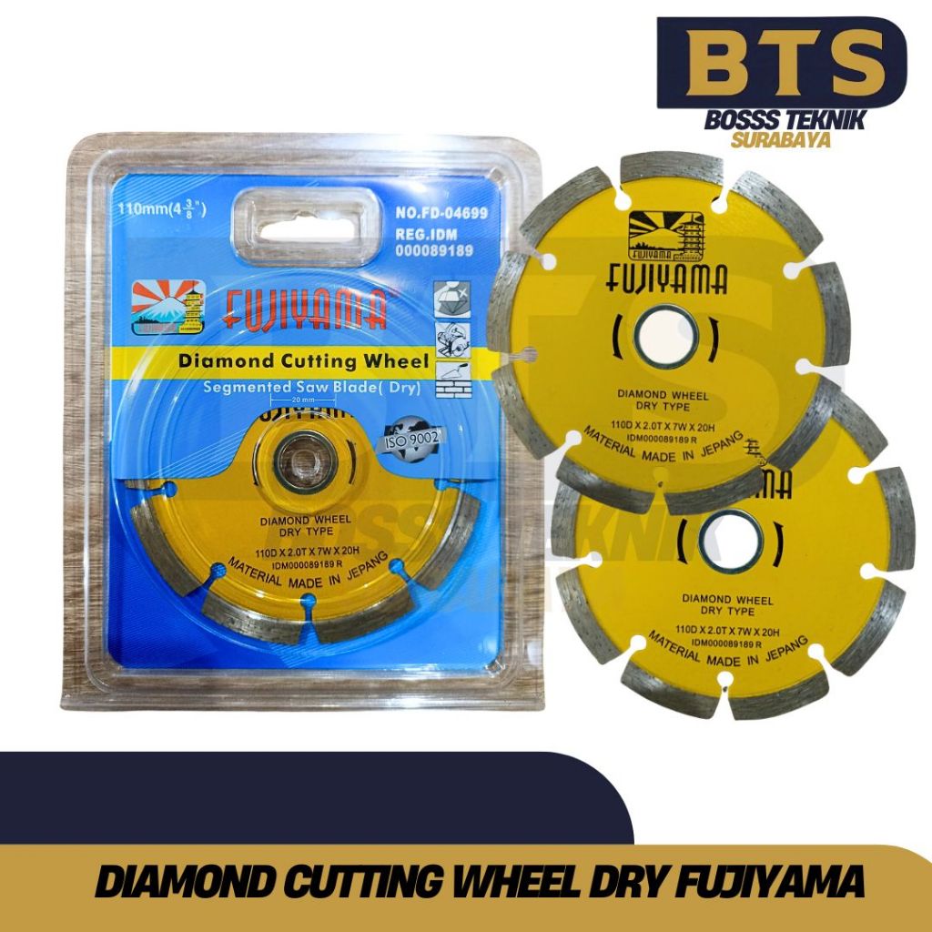 FUJIYAMA Mata Potong Granite Fujiyama Kering / Diamond Whell 4” Fujiyama/Potong Keramik/Granit Fujiy