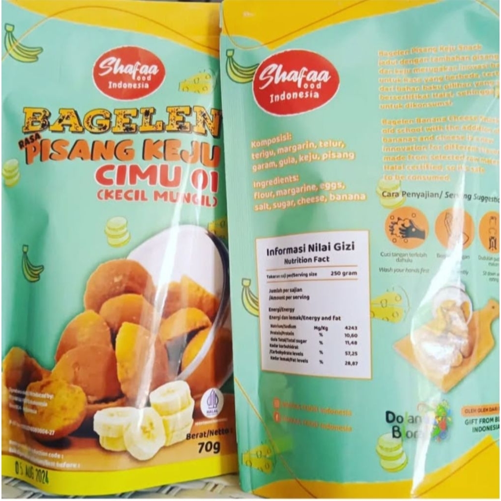 

Camilan Begelan Pisang Keju