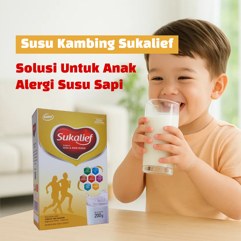

Susu Kambing Bubuk Sukalief Susu Kambing Etawa Original Diabetes Gula Jagung 200 gr