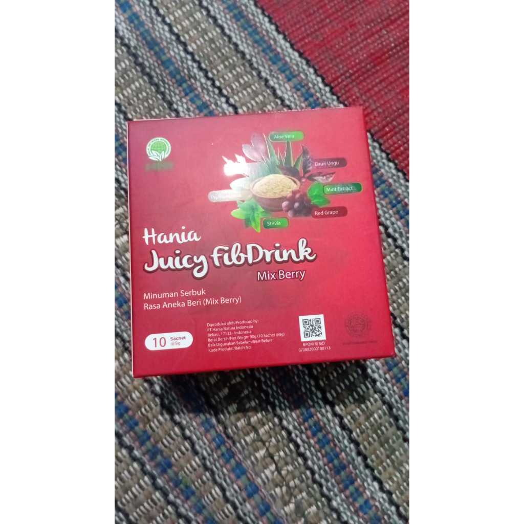 

HANIA JUICY FIBDRINK ** Setiap pembelian di hni.id akan menjadi poin pribadi (TP).
