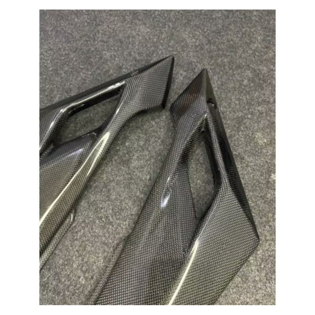 Cover body tengah ninja rr new carbon kevlar