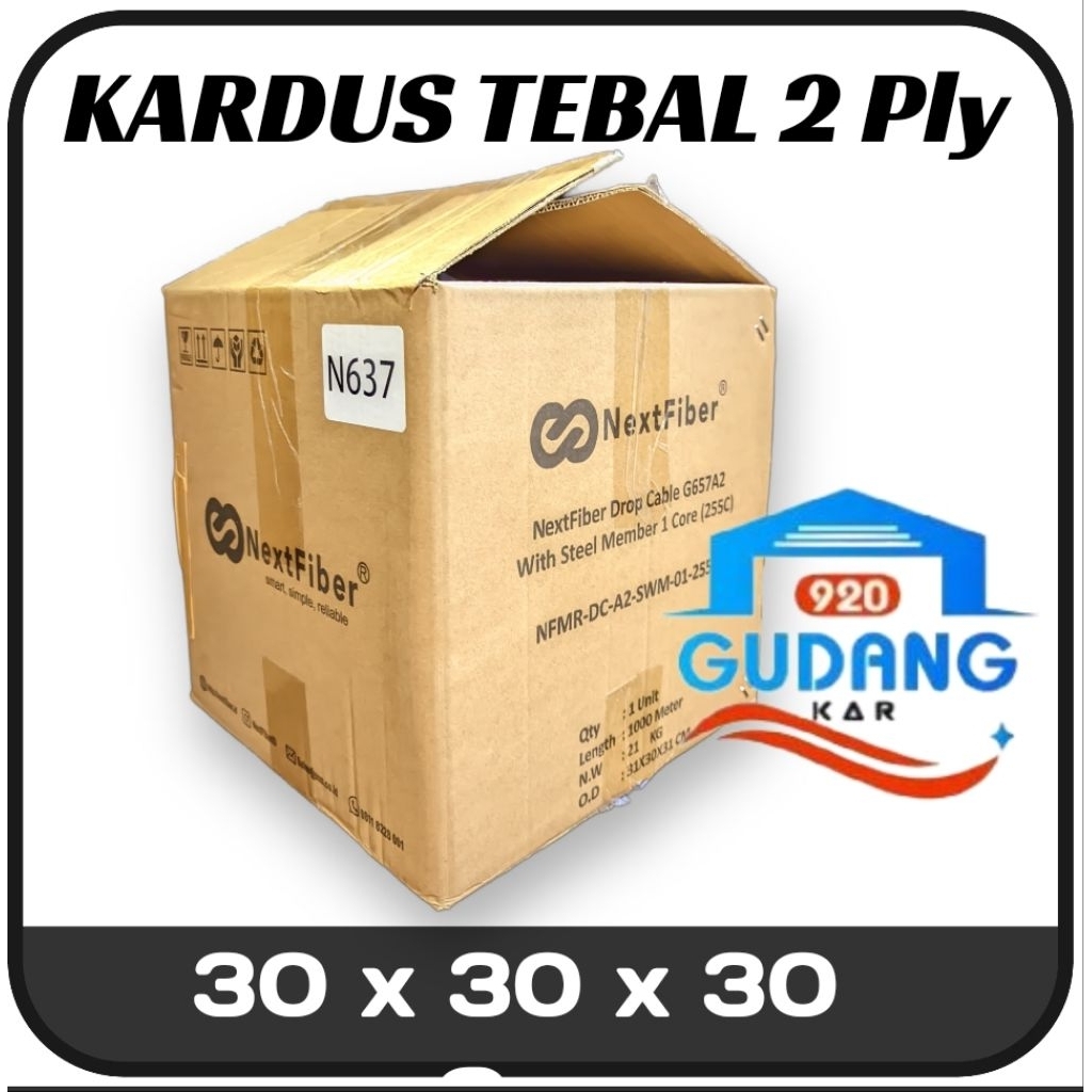 

KARDUS BEKAS TEBAL 2 PLY UKURAN 30 x 30 x 30