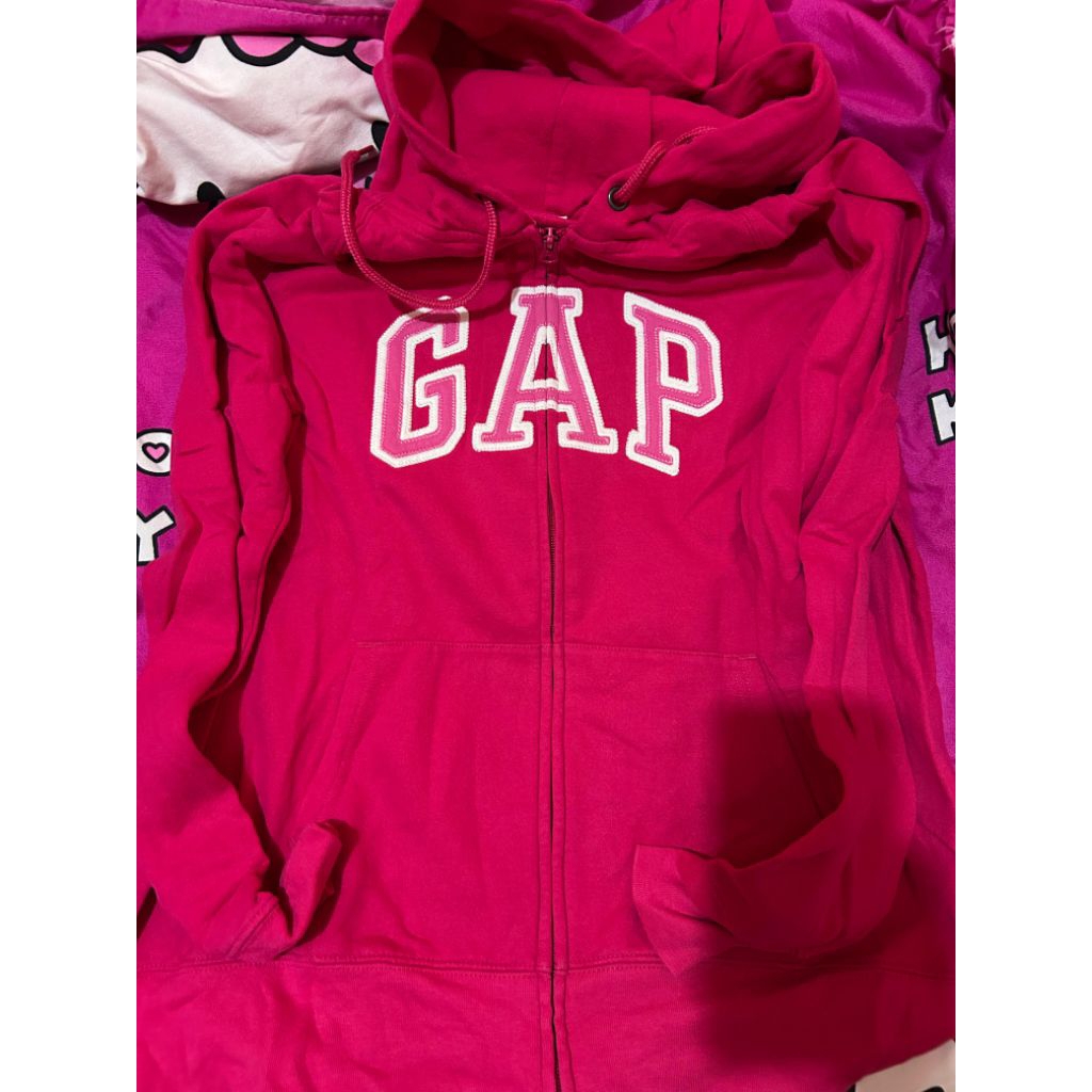 hoodie sweater gap pink fuschia