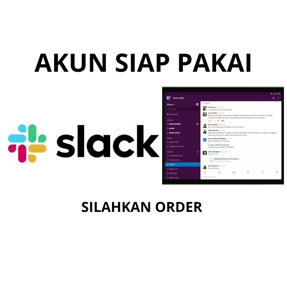 AKUN SLACK BARU & VERIFIED – PRAKTIS & AMAN