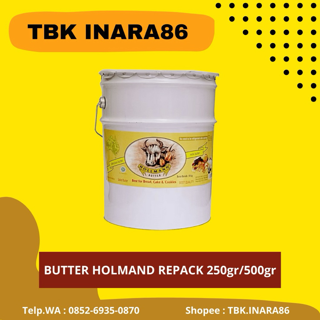 

[REPACK] Butter Hollmann 250gr 500gr – Mentega Asli untuk Baking & Masakan
