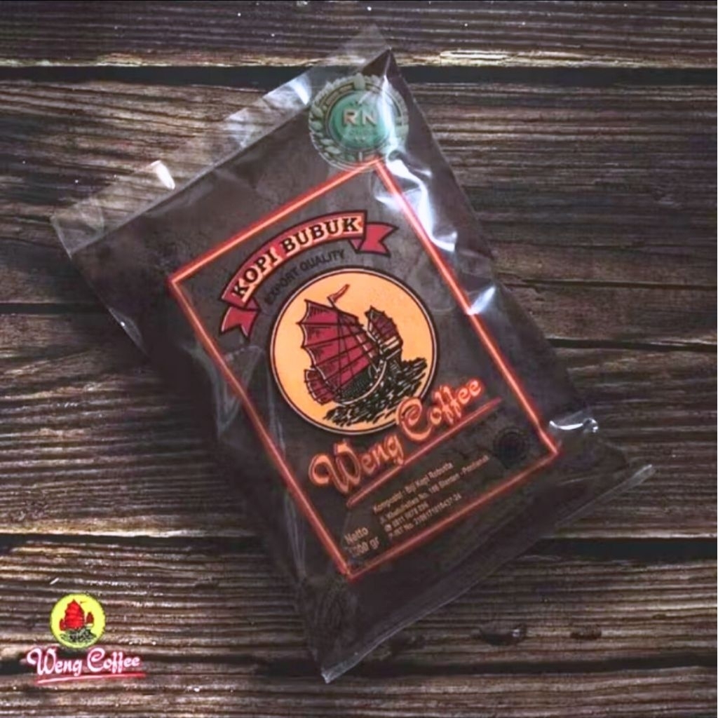 

Kopi Bubuk Weng Coffee Khas Pontianak Premium 500GR