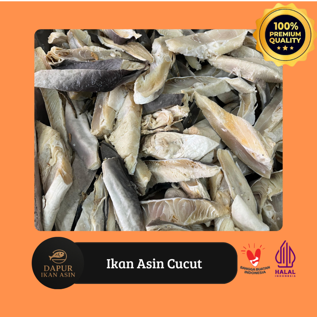 

IKAN ASIN Cucut Fillet Kulit Premium / Asin Cucut Siap Masak