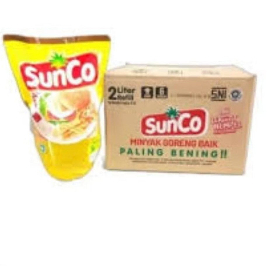 

Minyak Goreng Sunco 2Liter x 6pouch Kartonan