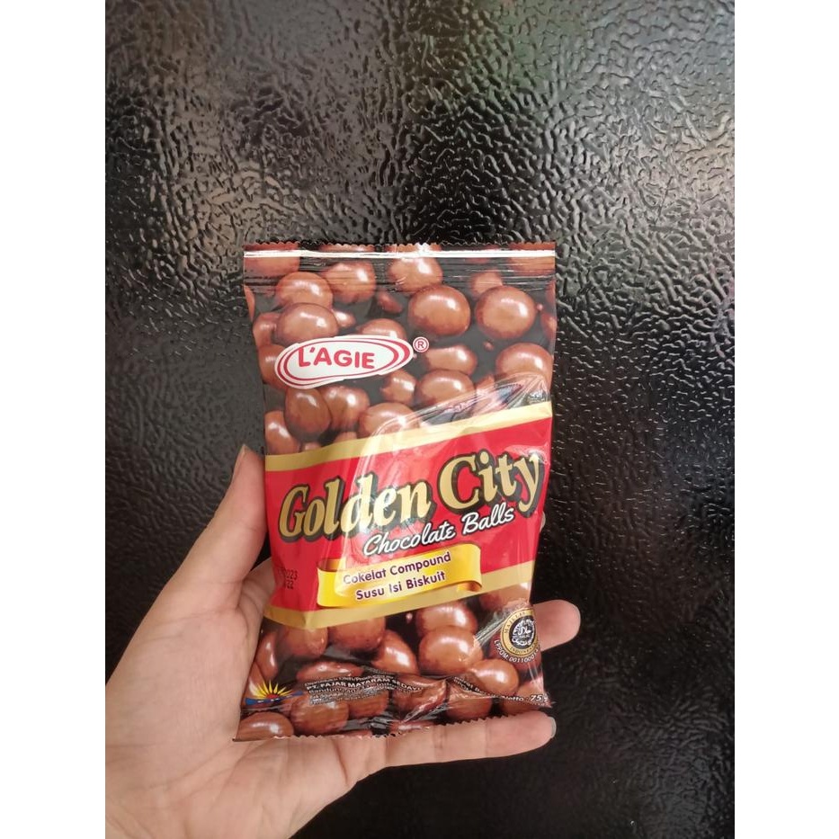 

LAGIE GOLDEN CITY CHOCOLATE BALLS 75G