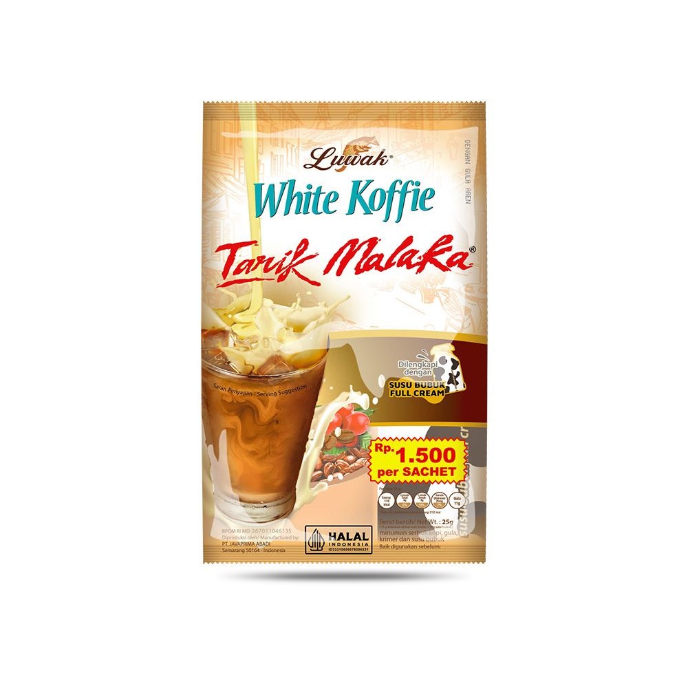 

LUWAK WHITE KOFFIE TARIK MALAKA SCT 25G
