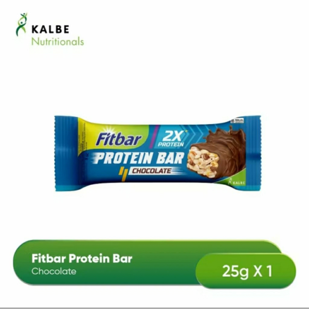 

Fitbar Fit Bar Protein Chocolate Snack Multigrain Cemilan Diet Instan 25gr per pc