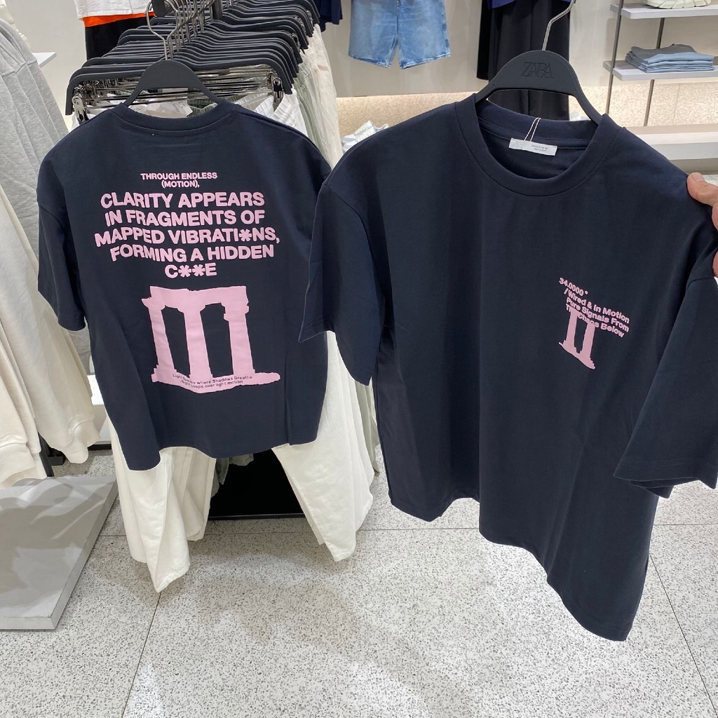 Jastipp. Tshirt Zara (Man)