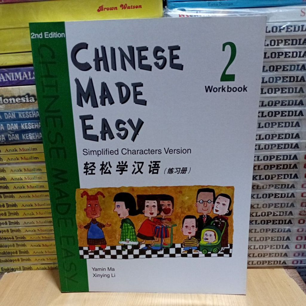Buku Original CHINESE MADE EASY 2 Workbook 2nd Edition