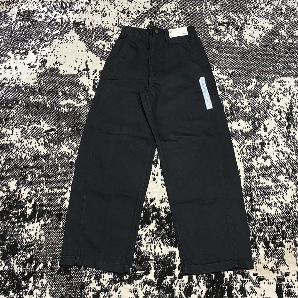 GU BARREL LEG JEANS BLACK