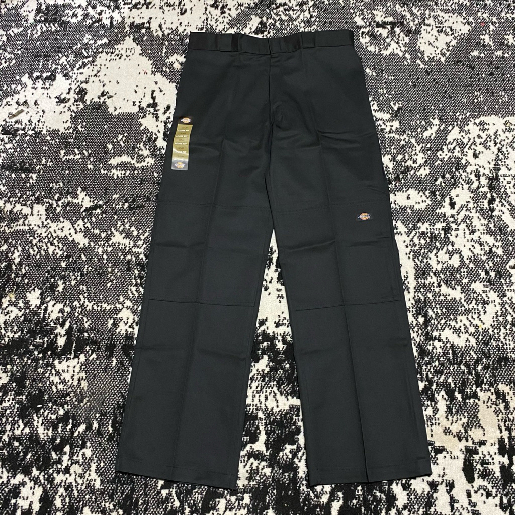 DICKIES LOOSE FIT DOUBLE KNEE WORK PANT BLACK