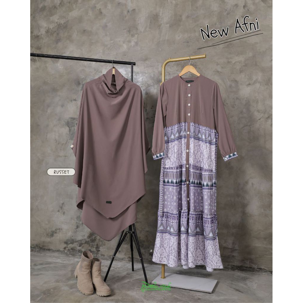 gamis set khimar NONPAD AFNI