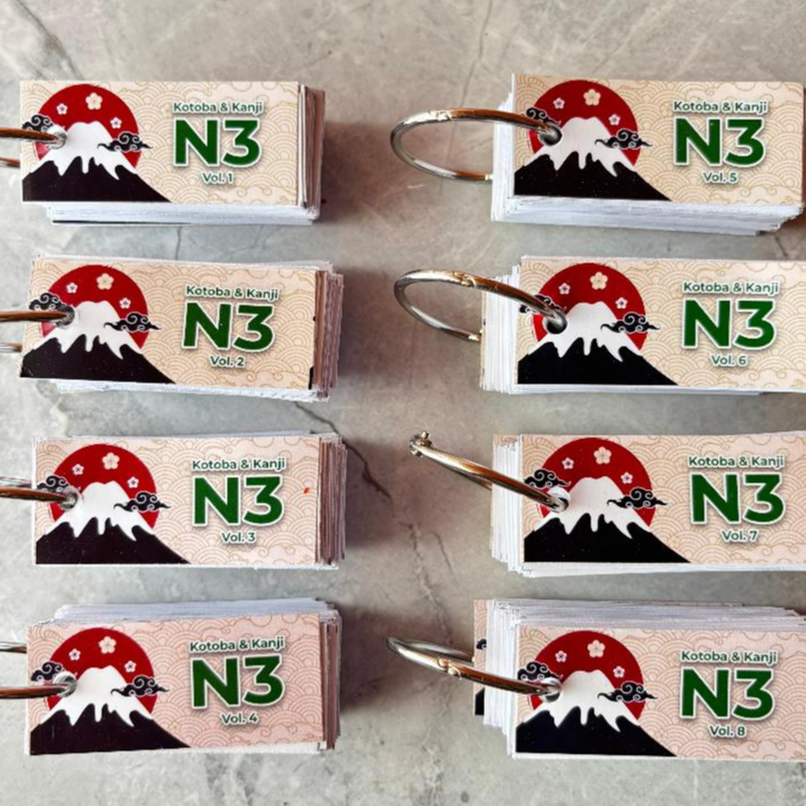 Kotoba & Kanji N3 Vol.1-8