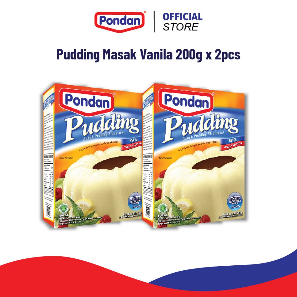 

(BUY 1 GET 1) PONDAN Pudding Masak Mix Vanilla 200g EXPIRED 2 NOVEMBER 2025