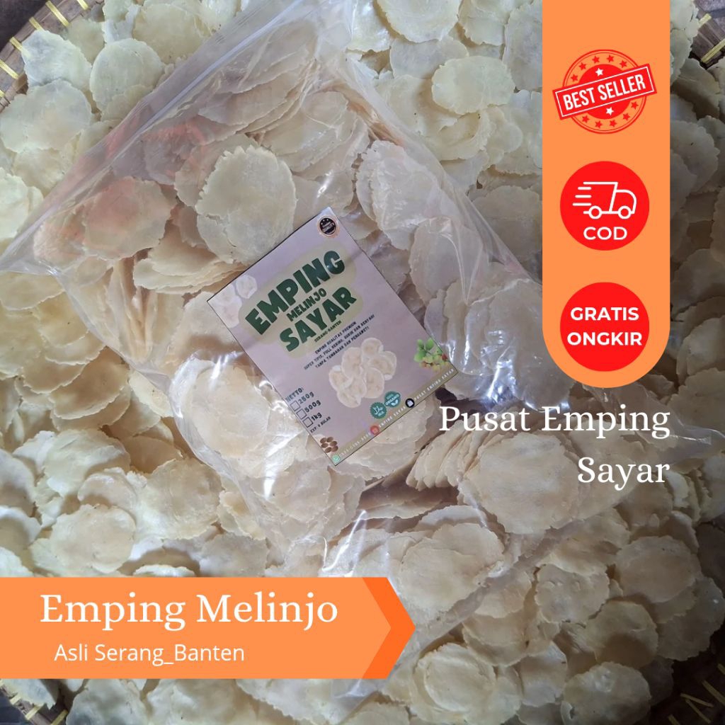 

EMPING MELINJO MENTAH SUPER TIPIS FULL KERING (SIAP GORENG/SIMPAN LAMA) ASLI EMPING SERANG BANTEN. EMPING SAYAR. EMPING PREMIUM. EMPING RENYAH. EMPING BANTEN. EMPING TIPIS. OLEH-OLEH KHAS SERANG. JAJANAN KHAS NUSANTARA