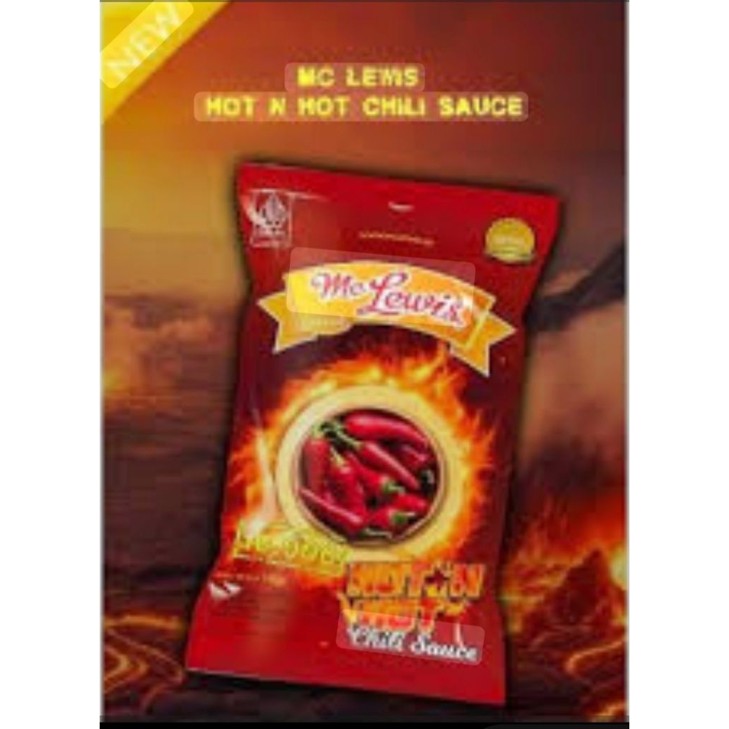 

mc lewis hot'n hot chili sauce 900g