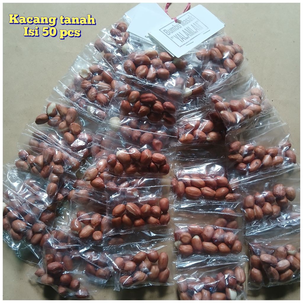 

BUMBU DAPUR RENTENGAN KACANG TANAH 50 pcs GROSIR