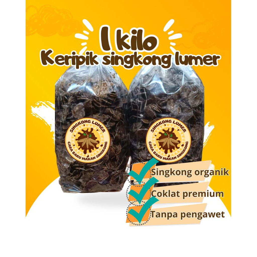 

1 Kilo KERIPIK SINGKONG LUMER COKLAT| CAMILAN LEBARAN CAMILAN VIRAL JAJANAN COKLAT
