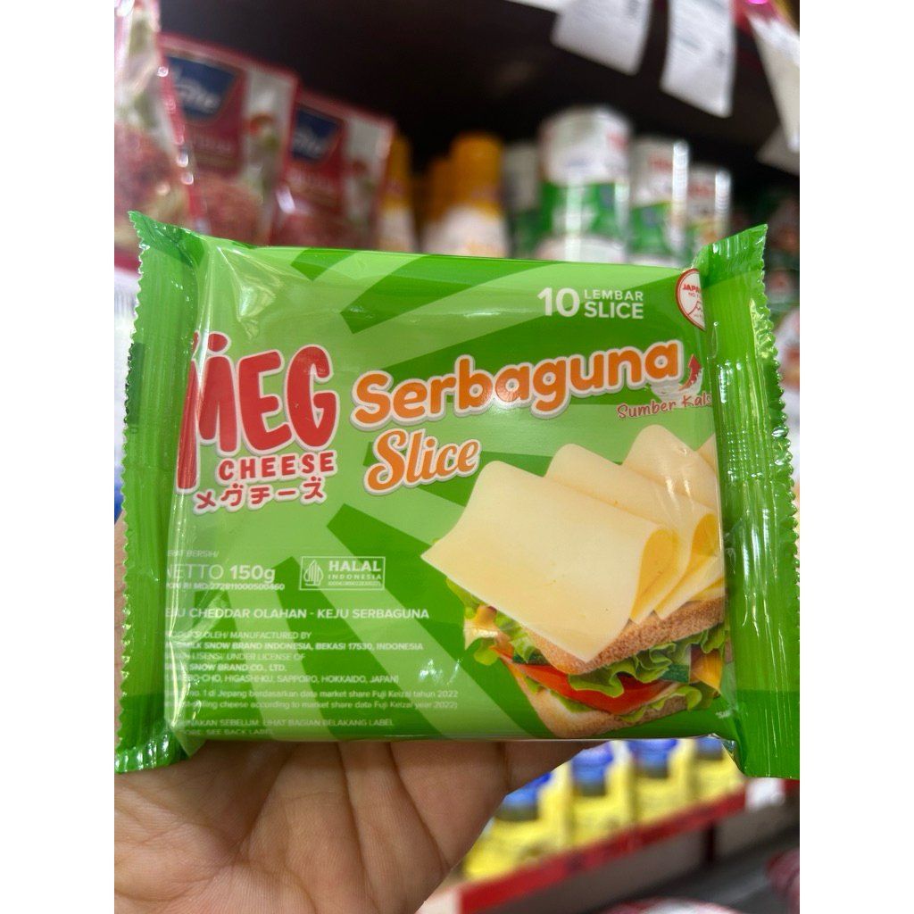 

Keju MEG Slice isi 10 lembar PCS