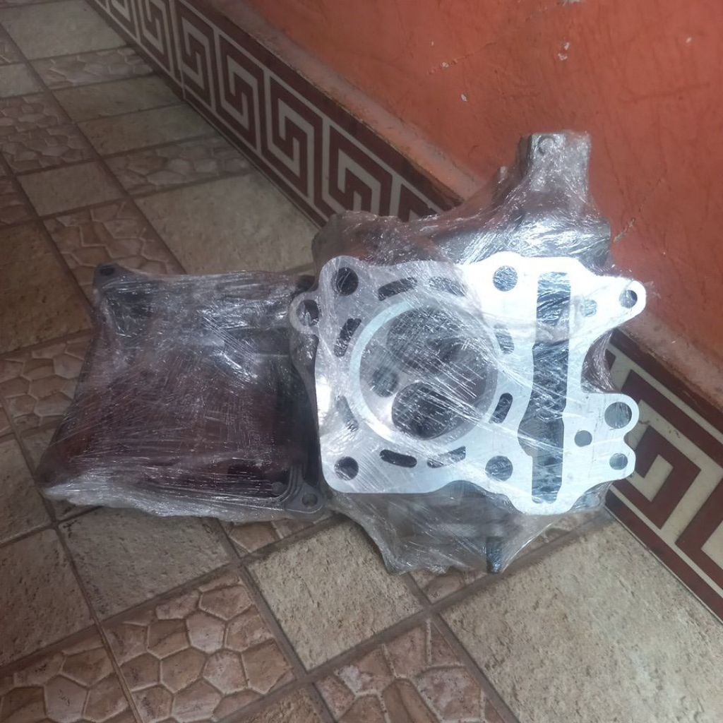 blok head vario 125 ubah klep 26 24 + porting polish