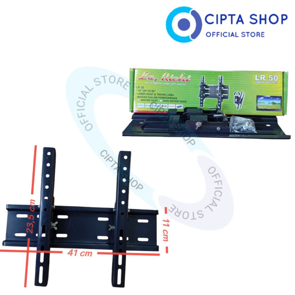 La Richi Bracket tv LED 50 - 60 inch universal